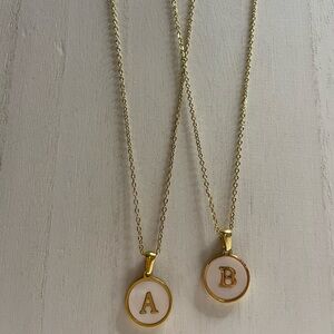 Initial Necklace From A to Z_Round Shape_BEST SELLER